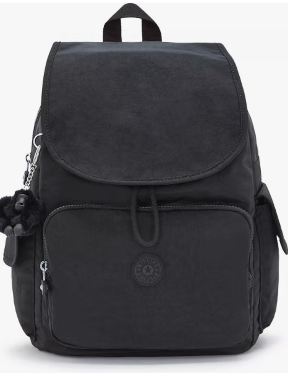KIPLING City Pack Backpack Large Black Noir Water Resistant New